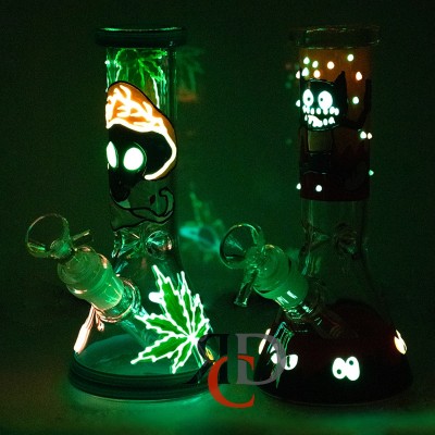 WATER PIPE GLOW IN DARK 3D ART FESTIVE ASST. DESIGNS WP10017 1CT